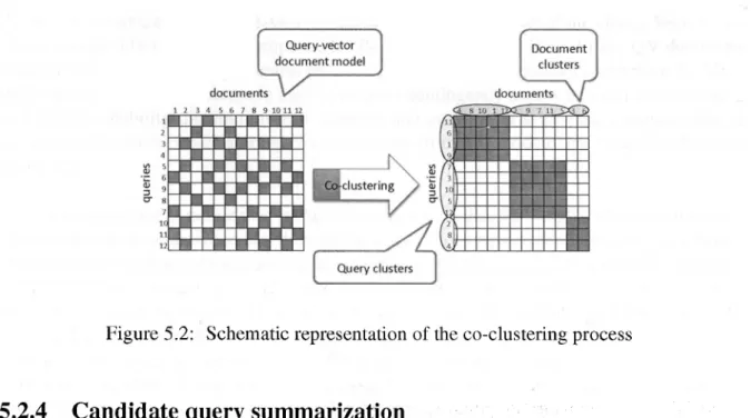 Figure 5.2: Schematic representation of the co-clustering process 