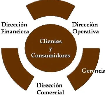 Figura 1. Estructura organizacional/buenas/prácticas 