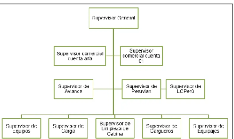 Ilustración 2: Estructura de supervisión actual 
