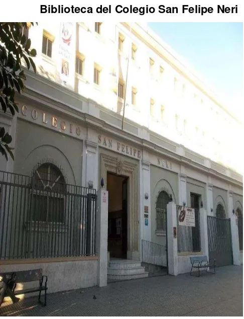 Figura No.6.Biblioteca Colegio San Felipe Neri (2013) 