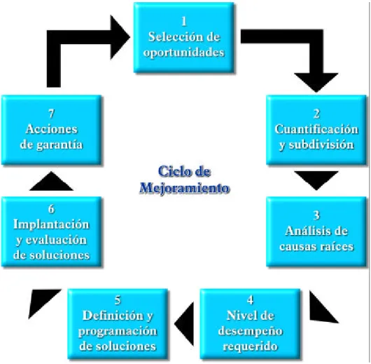 Fig. 3.1. Ciclo de Mejoramiento Continuo [14]