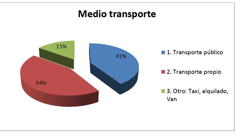 Tabla N° 51: Medio de Transporte 