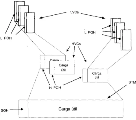 Fig. 2.1 Principios de multicanalización síncrona