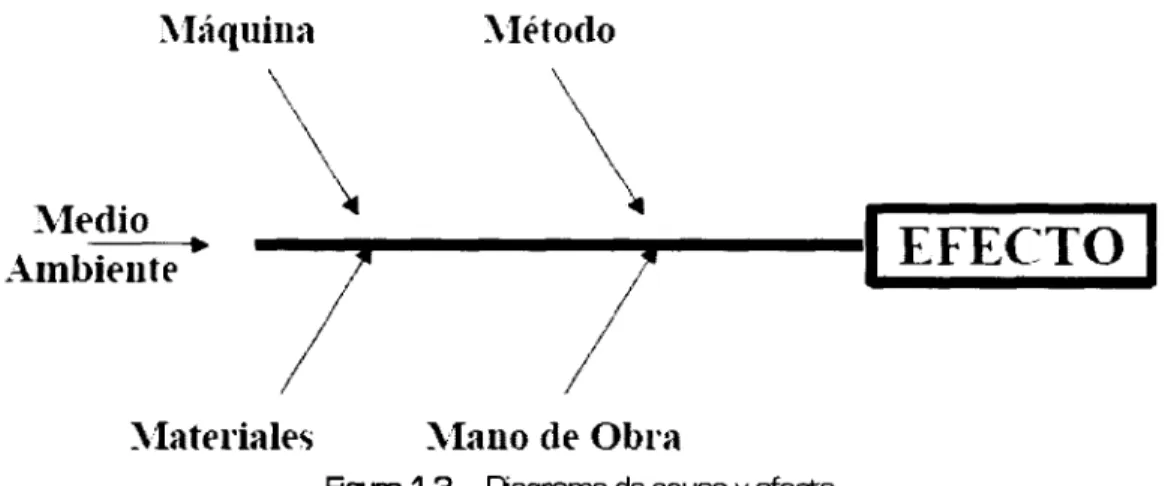 Figura  1 3 - Diagrama de causa y efecto.