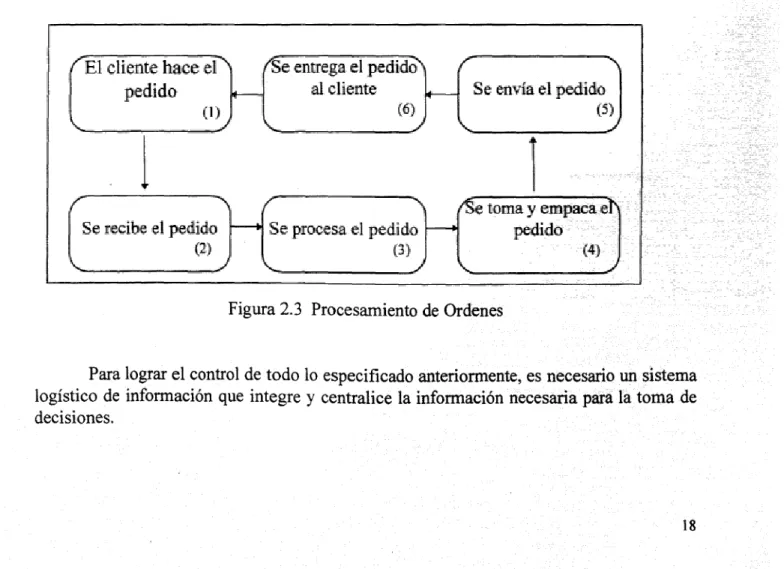 Figura 2.3 Procesamiento de