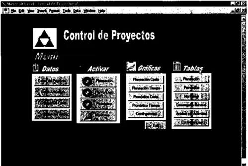 Figura 4.1 Menú del Programa 4.3.1 DATOS
