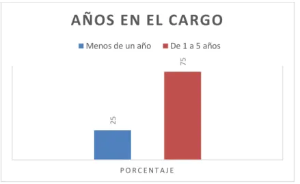 Figura 11: Años en el cargo 