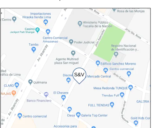 CUADRO N°1  Mapa de ubicación  