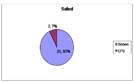 Gráfico 6. Afiliación salud. 