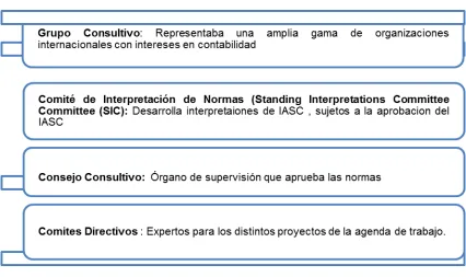 Cuadro Nro.  2 Antigua estructura del IASC 