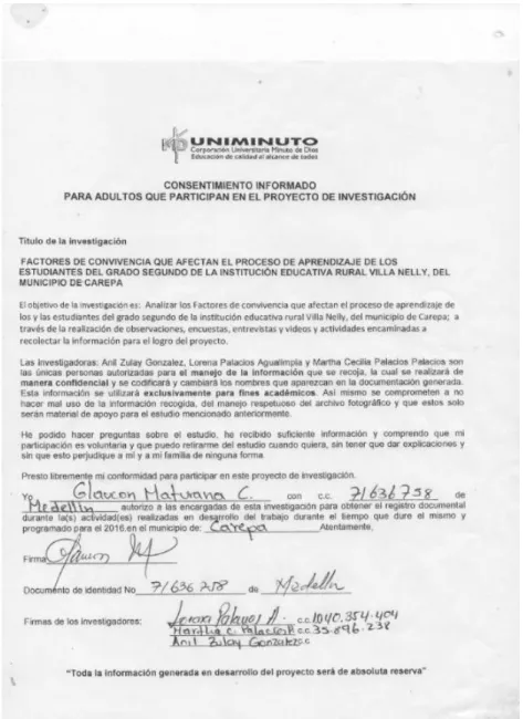 Tabla 4: Registro de observación 