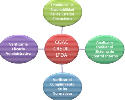 Figura  No. 3:   Plan  de  aseguramiento  de  la  calidad  de  la  Cooperativa  de  Ahorro  y  Crédito  Credil  Ltda  año 2013 