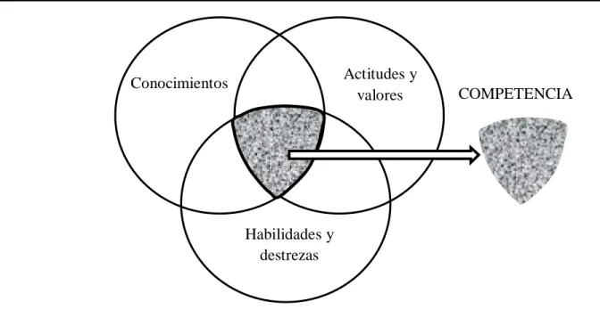 Figura 1. Elementos para desarrollar una competencia. (SEP, 2009, p. 12).  