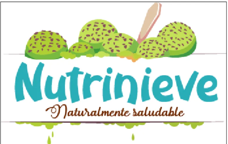 Figura 1. Logotipo1 sabor a choco chips y Slogan.   