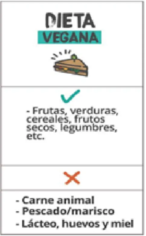 Figura 18.Dieta vegana. 