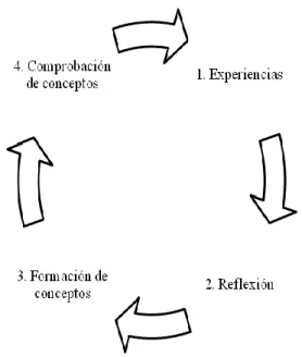 Figura 3. Ciclo del aprendizaje (Boyett y Boyett, 1999) 