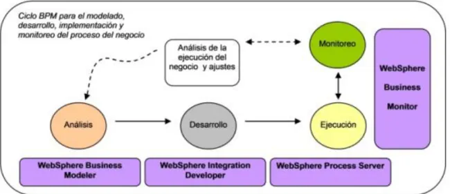 Figura 10. Ciclo de Vida BPM Suite IBM 