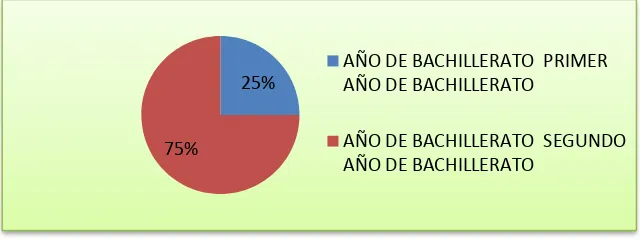 Figura.7. Año de Bachillerato 