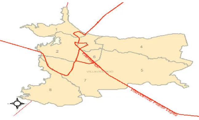 Figura 2. Mapa Municipio de Villavicencio. 