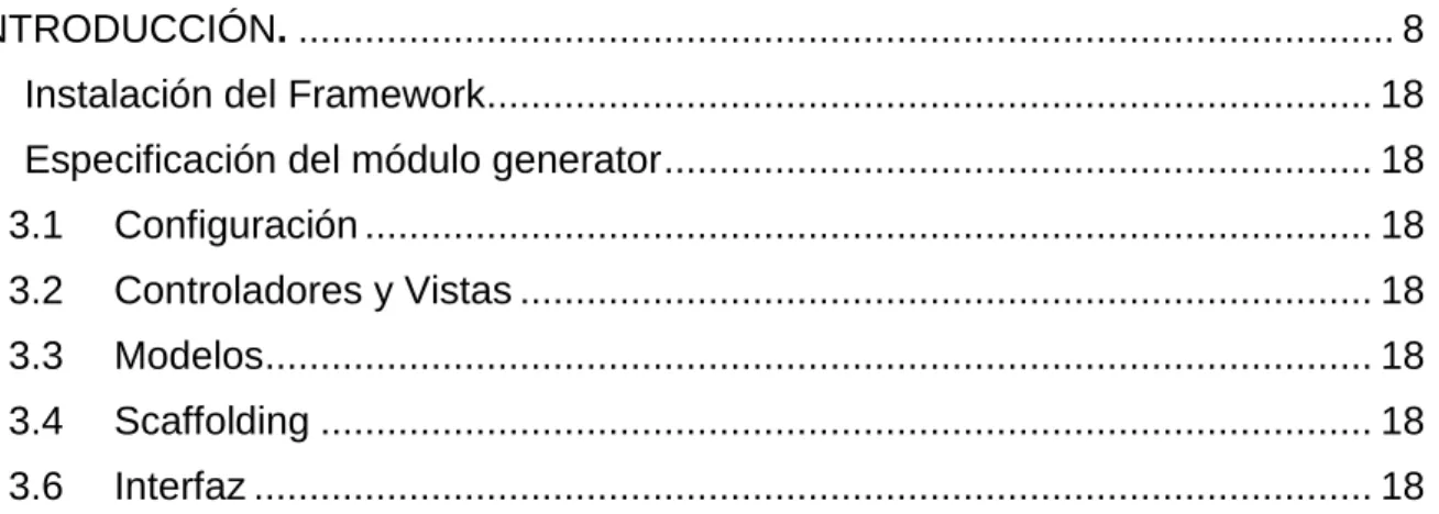 Tabla de contenido  