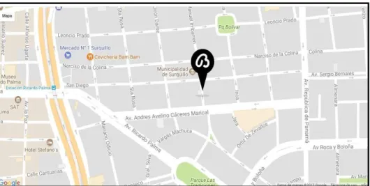 Figura 1. Mapa de ubicación de la empresa. 
