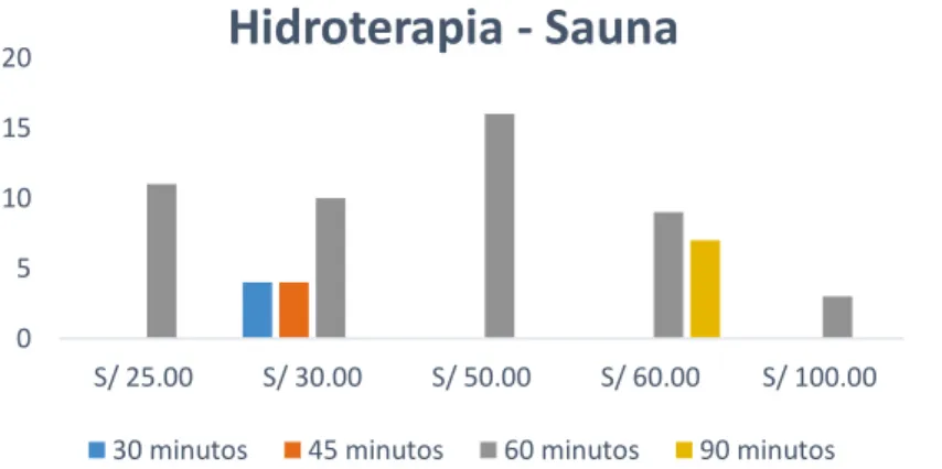 Figura 14 . Hidroterapia - Sauna