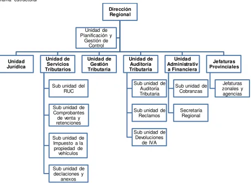 Figura 1. Organigrama estructural 