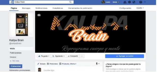 Figura 9. Página Web. Recuperada de Facebook https://www.facebook.com/kallpaBrain/ 