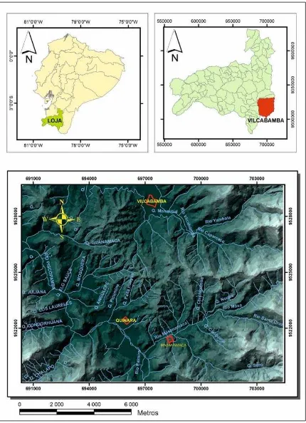 Figura 1. 2 Localización geográfica del polígono de estudio. Fuente: Avila, 2015 