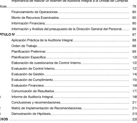 Tabla 1.   Recursos examinados……………………………….………………………….………….. 10  