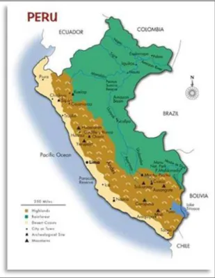 Figura 6. Dimensión del territorio peruano. 