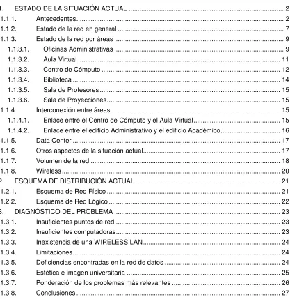 TABLA DE CONTENIDO...........................................................................................................