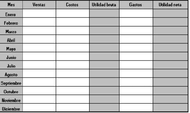 Cuadro 4. Estado de resultados 