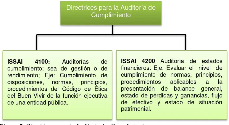 Figura 2: Directrices para la Auditoría de  Cumplimiento. Fuente: (INTOSAI, 2010) Elaborado por: Torres Tillaguango, Nelly  Carmen