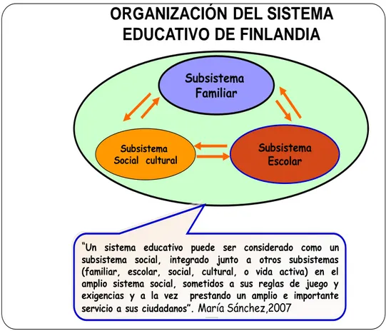 Figura 1. Organización del Sistema Educativo de Finlandia. Tomado de “The finnish curriculum  development processes”, por I