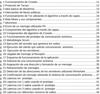 Fig. 1 Funcionamiento de Crowds. .............................................................................