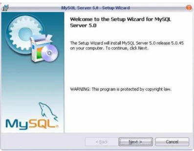 Ilustración 1 Instalación Mysql 
