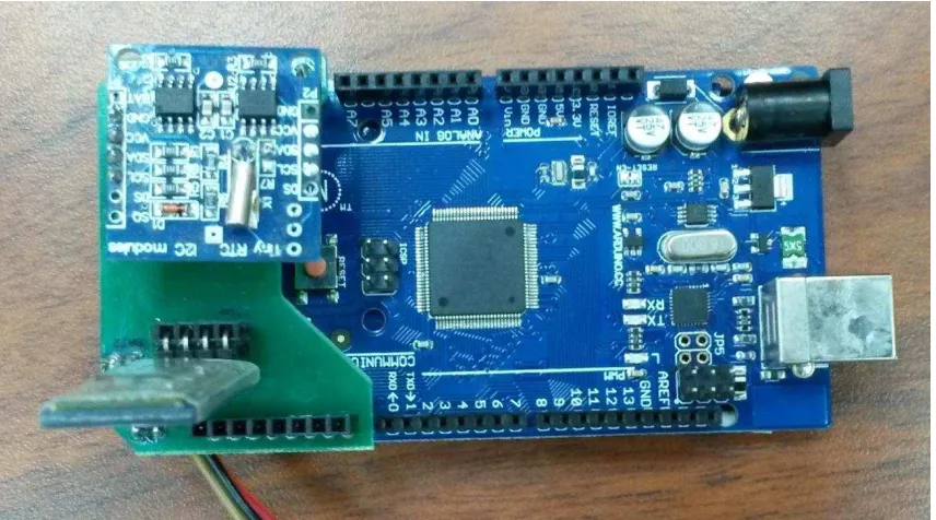 Figura 4. 16. Shield para Bluetooth y RTC. Fuente: El autor. 