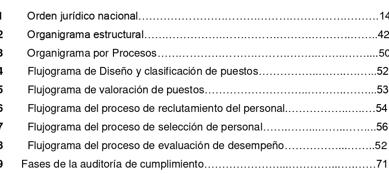 Figura N° 1        Orden jurídico nacional………………………………………………………….14 