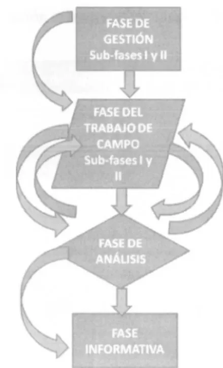 Figura 7.  F a s e s de la  i n v e s t i g a c i ó n 