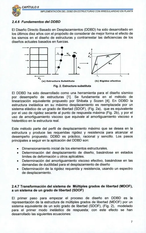 Fig. 2. Estructura substituta