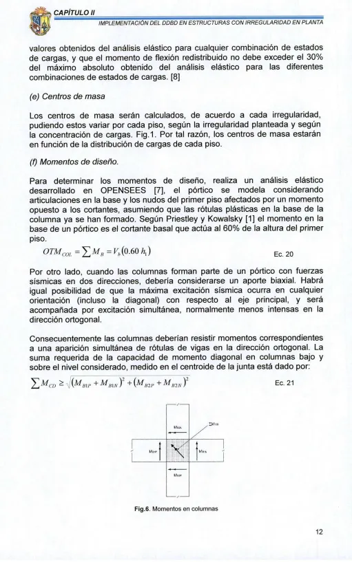 Fig.6. Momentos en columnas