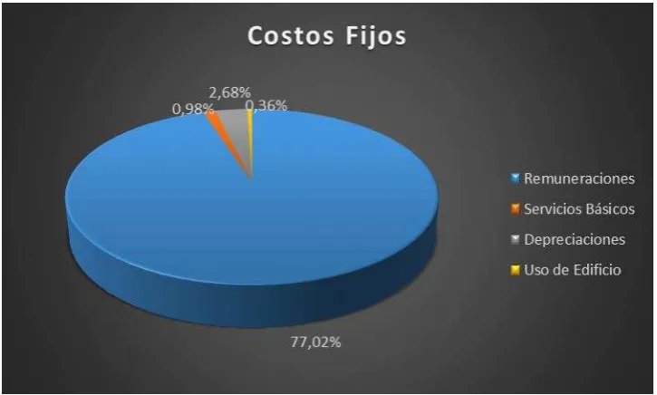 Tabla 10. Costos variables en el Centro de Salud Palanda 2014. 