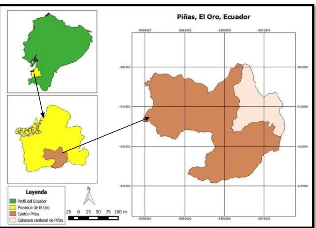 Figura 1: Mapa del área de estudio.