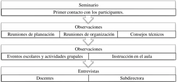 Figura 7.  Proceso de recolección de datos 