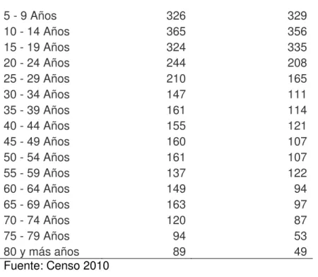 Tabla 4 Índice de pobreza Punin 2010 