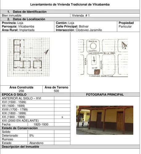 Tabla 8.Levantamiento Planímetrico 