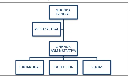 Figura 4: Estructura administrativa  CALICALZA 