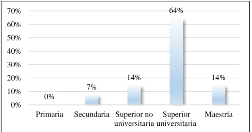 Gráfico 3 Nivel de Educación