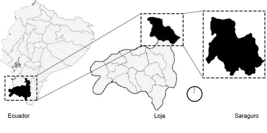 Figura 1. Cantón Saraguro 